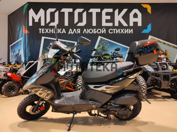 Скутер Мотомир SLASH чёрный | Мототека