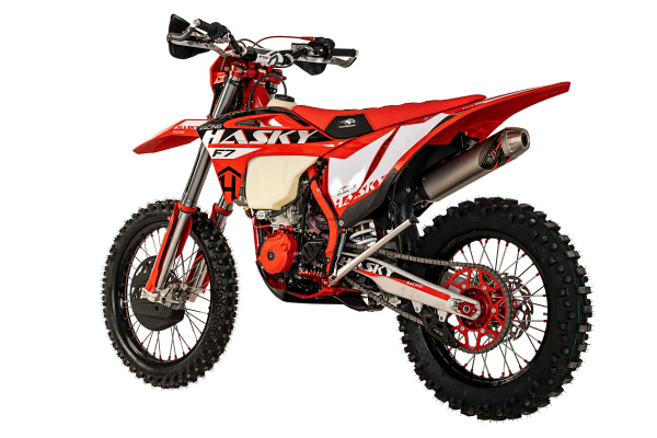 Мотоцикл кроссовый / эндуро Hasky (Хаски) F7 182 NM Racing красный/белый | Мототека Мотоцикл кроссовый / эндуро Hasky (Хаски) F7 182 NM Racing красный/белый | Мототека