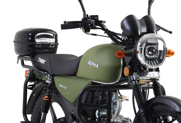 Мопед TMBK ALPHA 50 (110) Army Green | Мототека Мопед TMBK ALPHA 50 (110) Army Green | Мототека
